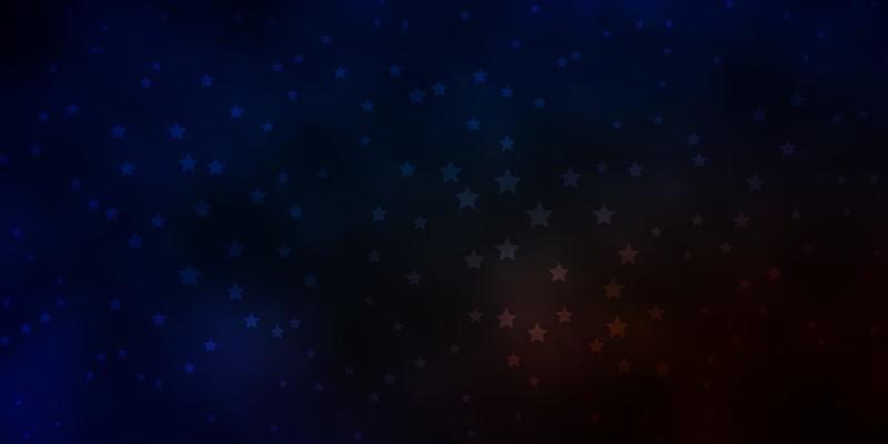 Dark Blue Yellow vector layout with bright stars Colorful illustration with abstract gradient stars Pattern for wrapping gifts