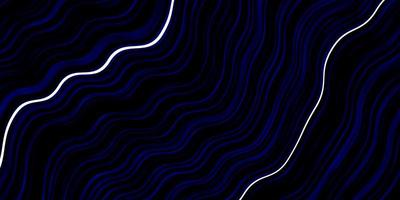 Dark BLUE vector pattern with lines Colorful illustration in abstract style with bent lines Pattern for websites landing pages