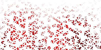 Light red vector background with random forms