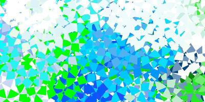 Light blue vector background with polygonal style