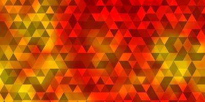 Light Orange vector background with polygonal style