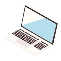 laptop computer icon vector