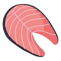 steak fish food vector