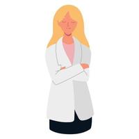 female physician professional vector