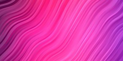 textura de vector rosa púrpura claro con líneas torcidas ilustración colorida en estilo abstracto con líneas dobladas mejor diseño para sus carteles pancartas