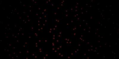 Fondo de vector rojo oscuro con estrellas pequeñas y grandes Ilustración abstracta geométrica moderna con patrón de estrellas para páginas de destino de sitios web