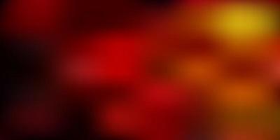 Light red yellow vector abstract blur texture