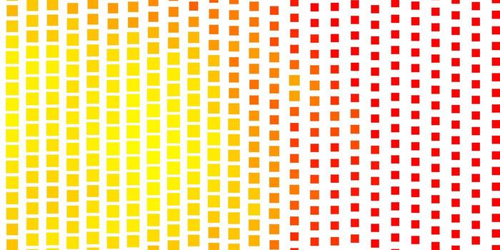 Textura de vector amarillo rojo claro en estilo rectangular Ilustración de degradado abstracto con patrón de rectángulos para folletos de negocios folletos