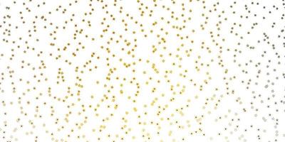 Dark Yellow vector pattern with abstract stars Blur decorative design in simple style with stars Design for your business promotion