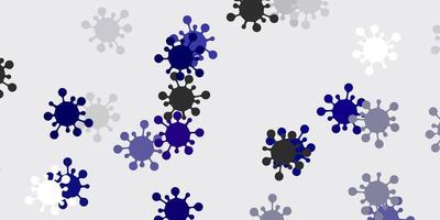 Light gray vector texture with disease symbols