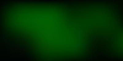 Dark Green vector abstract blur background