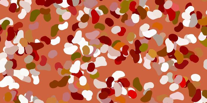 Light green yellow vector background with random forms