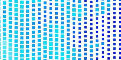 Light BLUE vector template in rectangles Abstract gradient illustration with rectangles Pattern for commercials ads