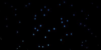 patrón de vector azul oscuro con estrellas abstractas ilustración colorida en estilo abstracto con patrón de estrellas degradado para páginas de destino de sitios web