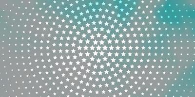 Light BLUE vector pattern with abstract stars Blur decorative design in simple style with stars Pattern for new year ad booklets