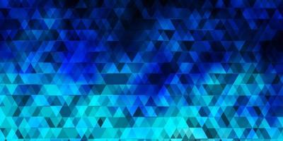 Light BLUE vector backdrop with lines triangles