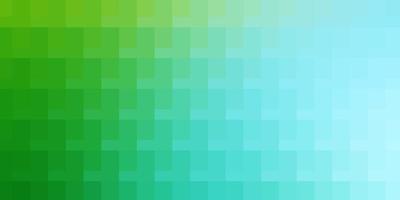 diseño de vector verde azul claro con líneas rectángulos rectángulos con degradado de colores sobre fondo abstracto patrón para negocios folletos folletos