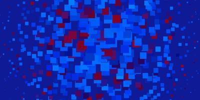 Fondo de vector rojo azul claro con rectángulos nueva ilustración abstracta con formas rectangulares mejor diseño para su banner de cartel publicitario