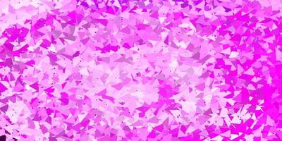 Light purple pink vector triangle mosaic pattern