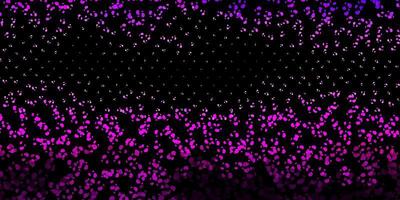 Dark purple pink vector pattern with abstract shapes