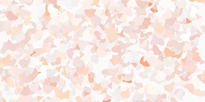 Light red vector pattern with abstract shapes