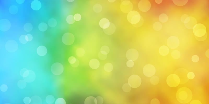 Light Blue Yellow vector background with circles Abstract illustration with colorful spots in nature style Design for posters banners