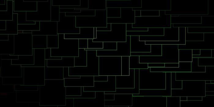 Dark Green vector template with rectangles New abstract illustration with rectangular shapes Best design for your ad poster banner