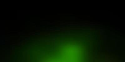 Dark green vector gradient blur backdrop