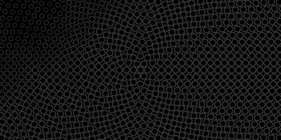 Dark Gray vector pattern with spheres Abstract decorative design in gradient style with bubbles Design for your commercials