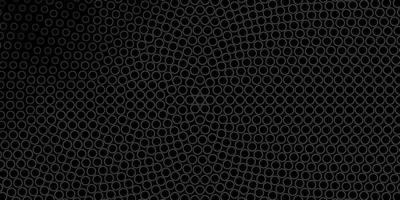 Dark Gray vector pattern with spheres Abstract decorative design in gradient style with bubbles Design for your commercials