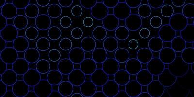 diseño vectorial azul oscuro con formas circulares diseño decorativo abstracto en estilo degradado con patrón de burbujas para cortinas de papel tapiz vector