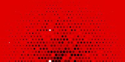 diseño vectorial de color naranja claro con formas circulares, discos de colores abstractos en un patrón de fondo degradado simple para folletos vector