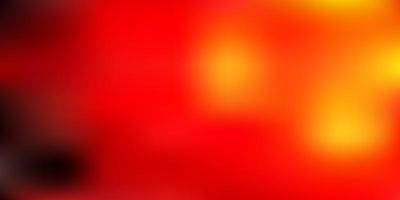 Dark orange vector gradient blur backdrop