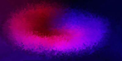 Dark blue red vector gradient polygon design