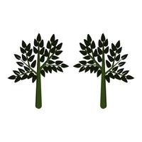 Tree Illustrated In Vector