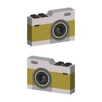 Camera On Background vector