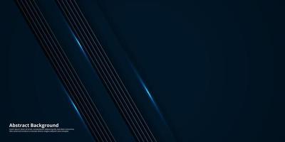 Abstract dark blue background with copy space vector