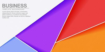 Abstract colorful geometric shape background banner design vector