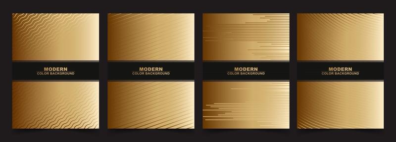 Abstract black and gold color minimal covers pattern design