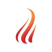 Flame logo Vector template. fire logo design graphic