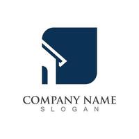 Home building logo and symbol vector