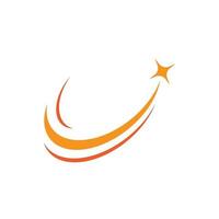 Star logo designs template, Fast star logo Vector