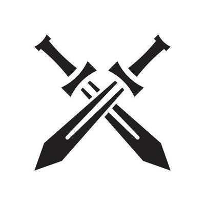 Crossed Swords Vector Art, Icons, and Graphics for Free Download