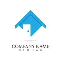 Home building logo and symbol vector