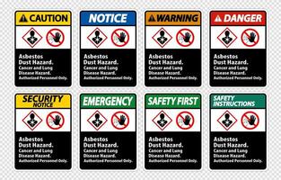 Label Disease Hazard, Authorized Personnel Only Isolate on transparent Background,Vector Illustration vector