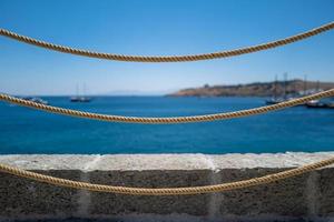 The coastline of Bodrum in Turkey photo