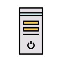 CPU Tower Icon vector