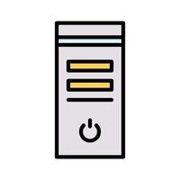 CPU Tower Icon vector