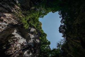 View to the top of Batu Caves at Kuala Lumpur photo