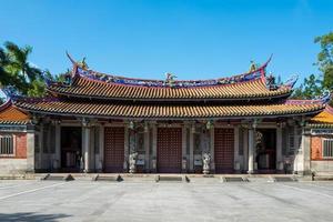 el templo de confucio en taipei en taiwán foto